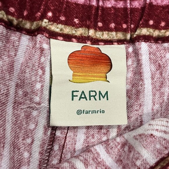 Farm Rio Solar Chita Green Pants Women’s Large Multicolor Tropical Floral Bright - Picture 5 of 10